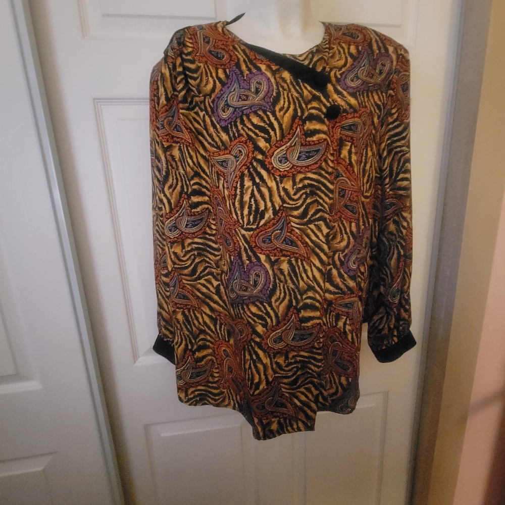 Vintage Tiger Print NWT Plus Business